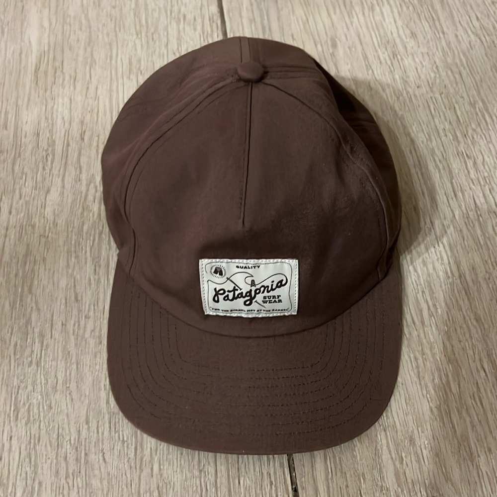 Patagonia Brown Waves Surf Label Hat
